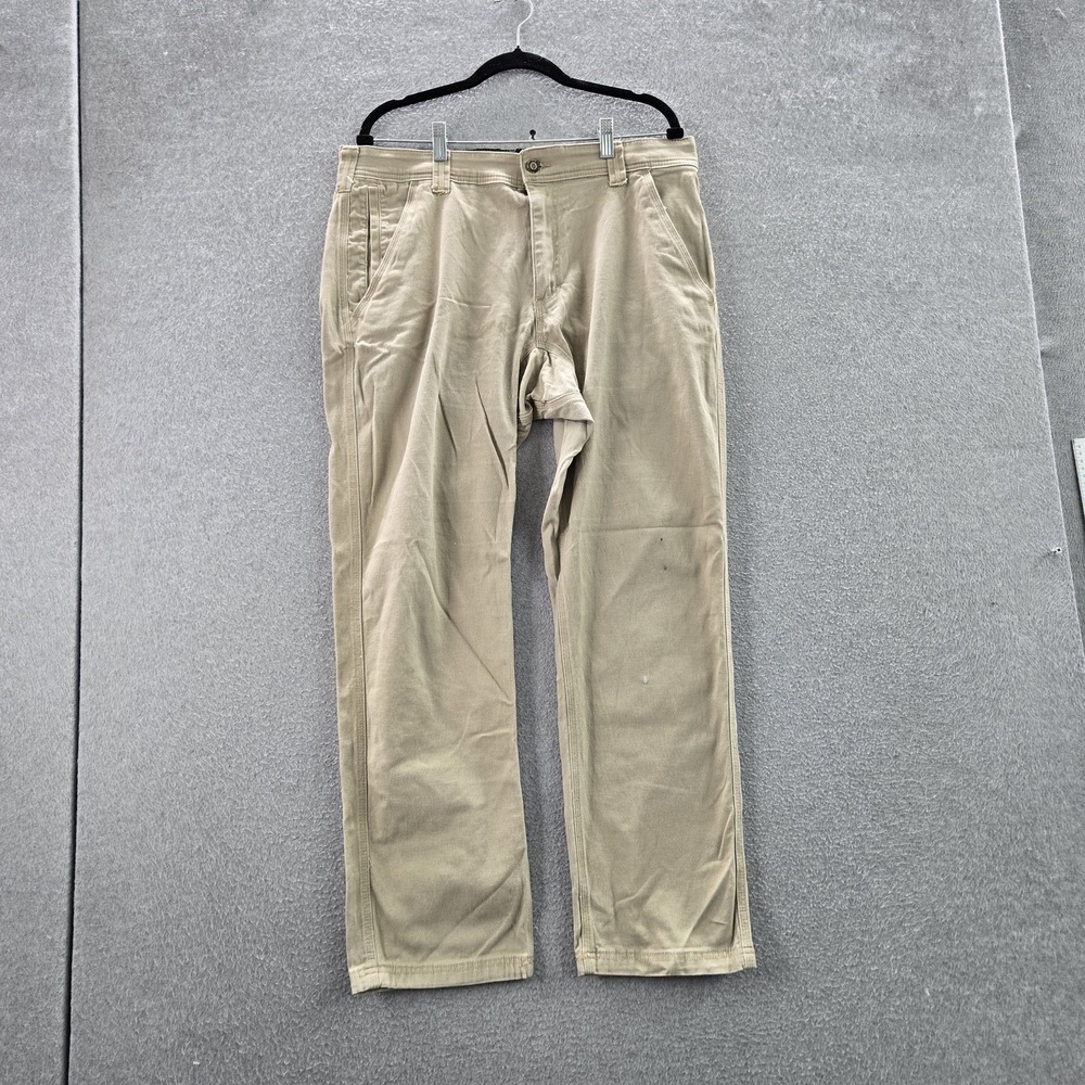 CAT Men Pants 34X32 Brown‎ Work Canvas Workwear Gorpcore 29" Inseam
